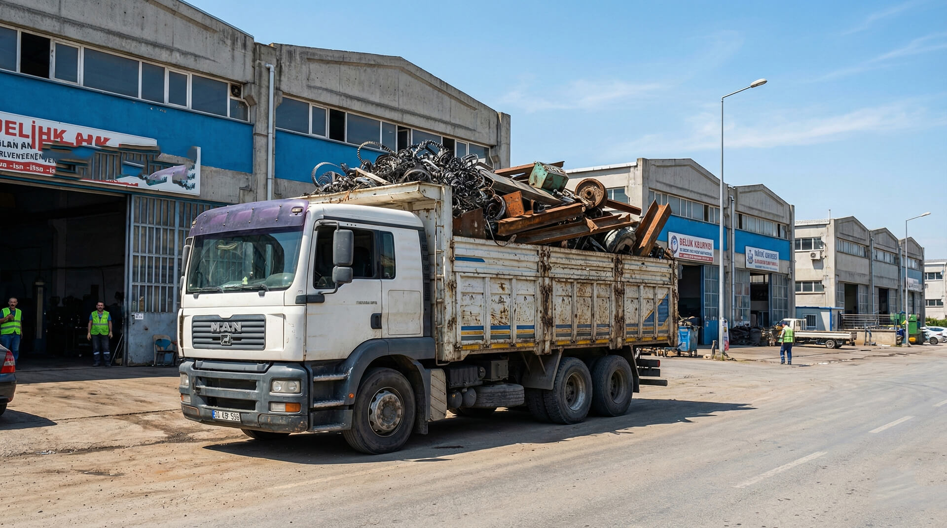 Başakşehir hurdacı firması İkitelli Organize Sanayi ve fabrika hurda alım aracı